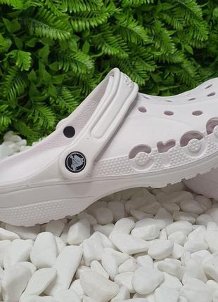 Сабо крокс crocs baya белые сабо5 фото