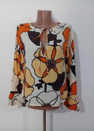Блуза в стилі марімеко хіппі нюанс