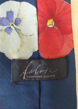 Fabric frontline zurich шелковый галстук6 фото