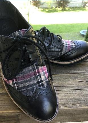 Стильные броги benetton