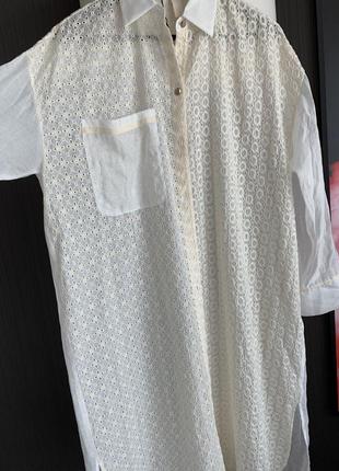 Zara сорочка бавовна 💥 36 s стильна якість
