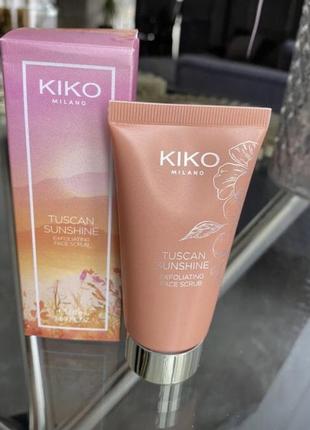 Скраб для лица kiko milano tuscan sunshine exfoliating face scrub3 фото