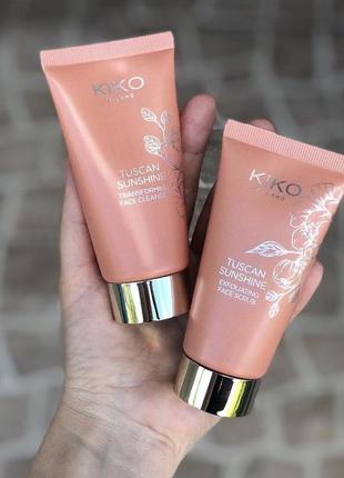 Скраб для лица kiko milano tuscan sunshine exfoliating face scrub