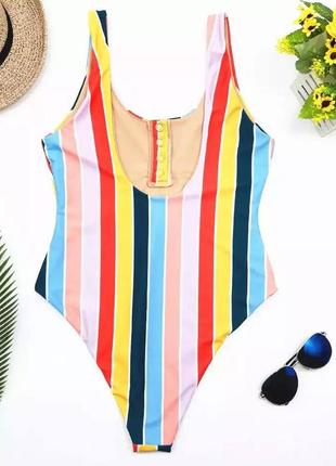 Купальник в полоску