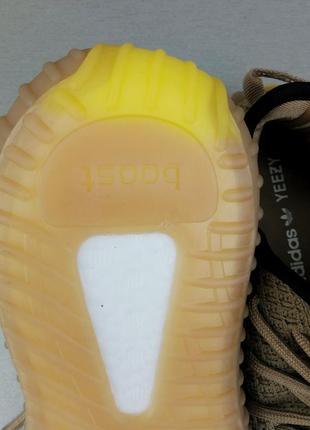 Adidas yeezy 350 boost кроссовки мужские бежево коричневые р 427 фото