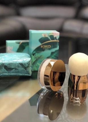 Кисть кабуки kiko milano unexpected paradise и мини-клатч