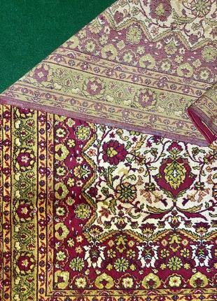 Красивый шерстяной ковёр в восточном стиле. коврик. ковровое покрытие.7 фото