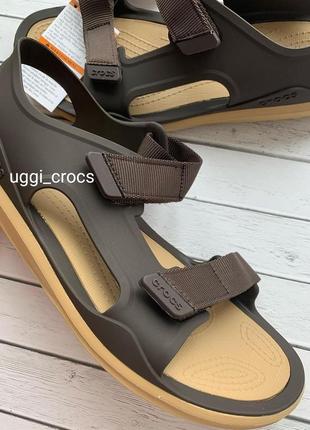 Crocs swiftwater expedition sandal espresso мужские сандалии крокс сандалии босоножки 40-44 г