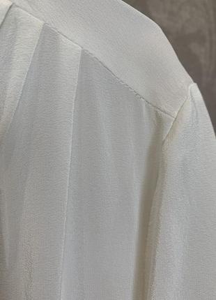 Шелковая блуза бренда zero 100% шелк, размер s-м.5 фото