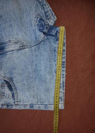 Джинсовые шорты варенки широкая штанина7 фото