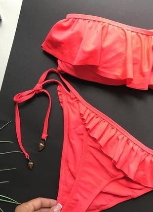 Яркий стильный купальник бикини на одно плечо esmara германия