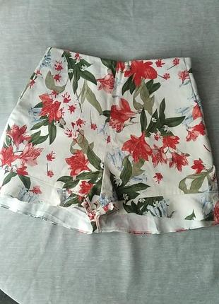 Хлопковые шорты от zara