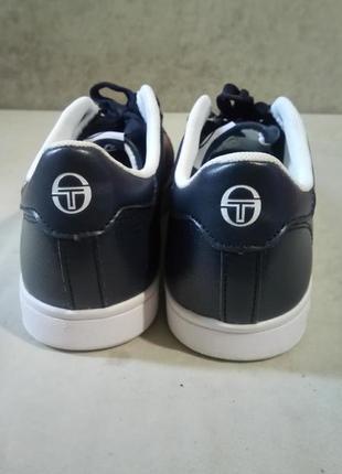 Кожаные кеды sergio tacchini, 39-40 р-р. оригинал! в идеале!7 фото