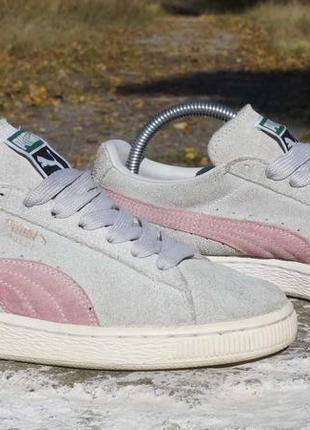 Замшеві кросівки puma suede classic5 фото