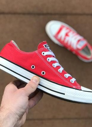 Кеды converse chuck taylor all star red унисекс2 фото