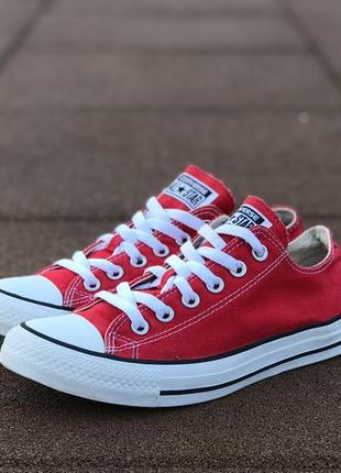 Кеды converse chuck taylor all star red унисекс3 фото