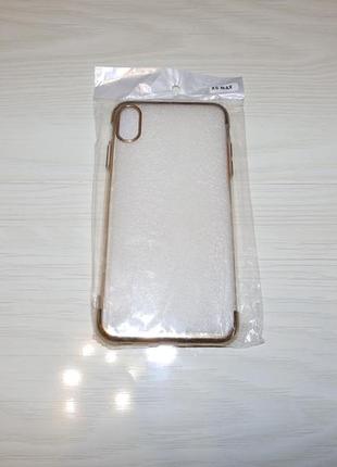 Чехол shining case для iphone xs max gold5 фото