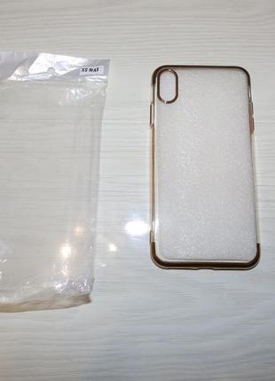 Чехол shining case для iphone xs max gold2 фото