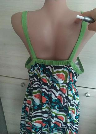 Яркий сарафан, платье из вискозы3 фото