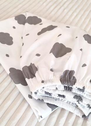 Простирадло дитяче в ліжечко для новонароджених