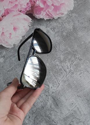 Нові сонцезахисні окуляри унісекс чорні,дзеркальні