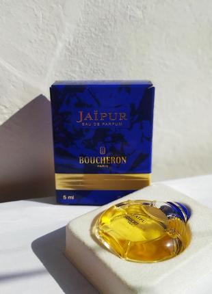 Boucheron jaipur парфюм винтаж 
редкая оригинальная винтажная миниатюра