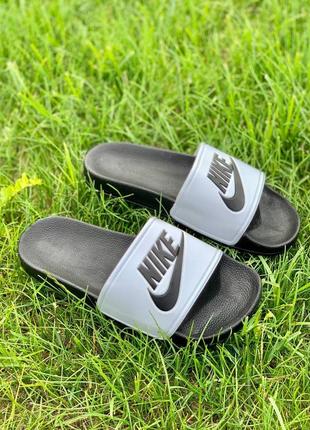 Літні Тапочки nike slides Noir чорні