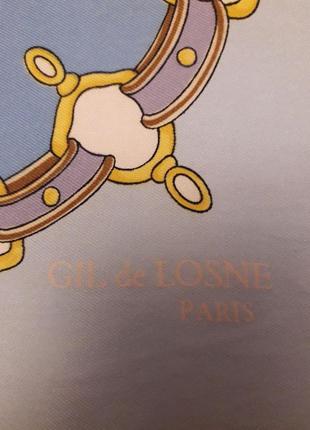 Подписной платок с лошадками gil de losne .5 фото