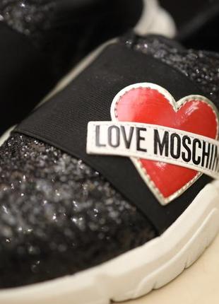 Шикарні кросівки love moschino оригінал2 фото