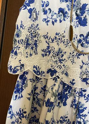 Нарядное котоновое платье asos