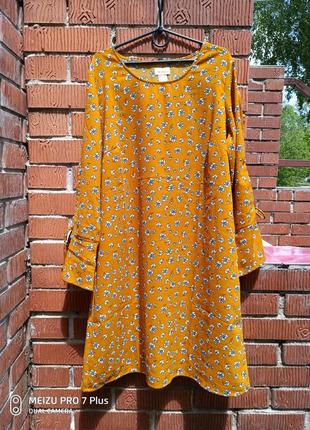 Легкое комфортное платье в цветочный принт от ambria