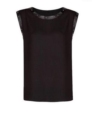 Шифонова блуза mango # майка р. s, m