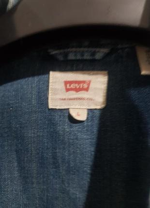 Продам котоновую сорочку levis (оригінал) ( l)2 фото