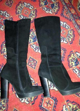 Продам жіночі зимові замшеві чоботи.женские зимние сопоги.4 фото