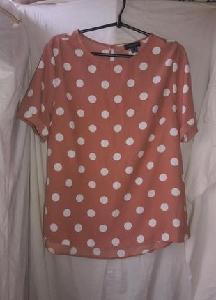 Блузка в горох розмір 14
