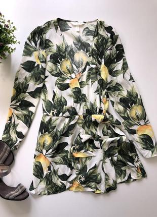 Комбинезон-шорты H&M 10-11 принт