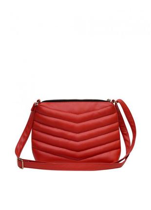 Женская красная сумка2 фото