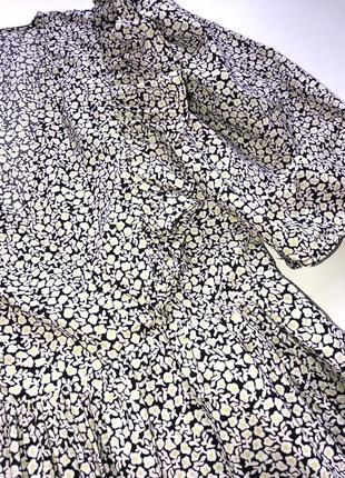 Платье h&m с объёмными рукавами 3