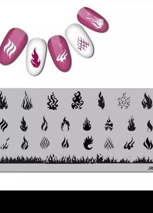 Качественная пластина для стемпинга ногтей маникюра дизайна пластина для стемпінгу нігтів манікюру1 фото