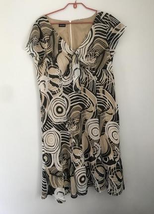 Шифоновое платье gerry weber германия р42/xl1 фото