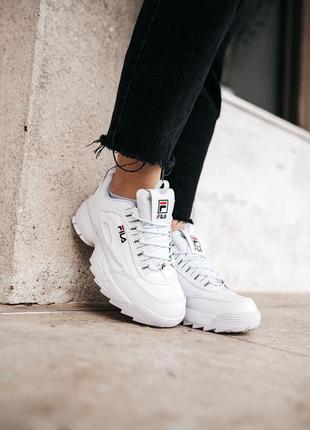 Жіночі кросівки fila disruptor 2 white