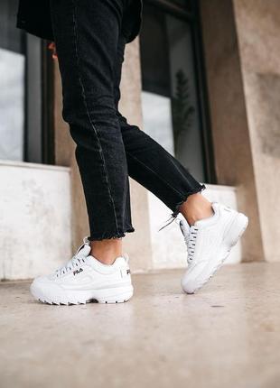 Чоловічі кросівки fila disruptor 2 white5 фото