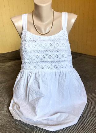 Шикарна біла блуза з мереживом!