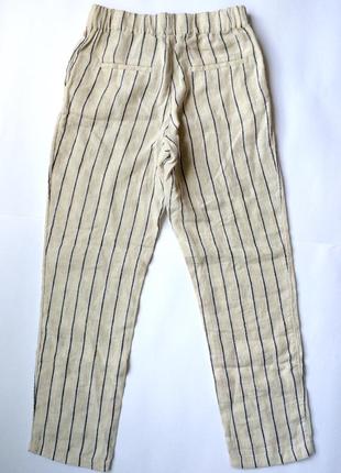 Новые льняные брюки mango (s, m)2 фото