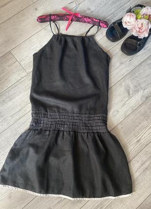 Лляне плаття сарафан