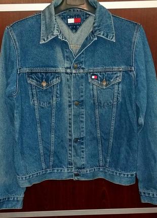 Чоловіча джинсова куртка,джинсовці T-Shirt tommy hilfiger, vintage оригінал.