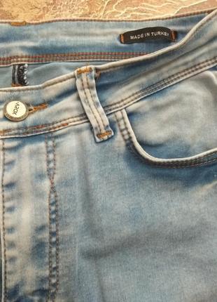 Новые джинсы скини скинни зауженые штаны брюки на высокой посадке6 фото