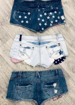 Шорты джинсовые hollister zara3 фото