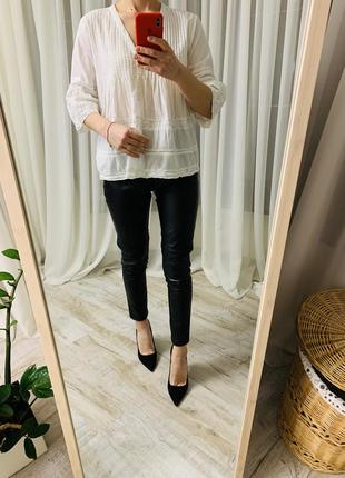 Ідеальна блуза h&m рр s-m 100%cotton довжина по спині 60см рукав від плеча 38см ширина 54см до низу розширюється