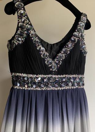 Вечернее платье выпускное нарядное aeelis 100% шелк (вечірня сукня)3 фото